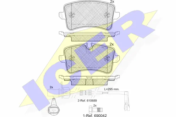 Brake Pad Set, disc brake (181986)