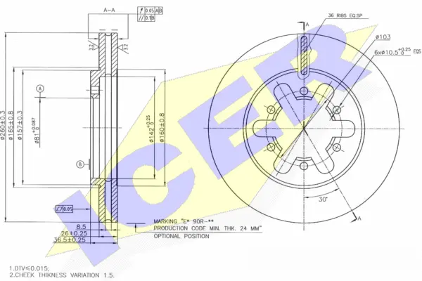 Brake Disc (78BD6744-2)