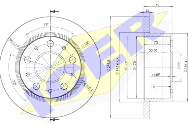 Brake Disc (78BD5625-1)