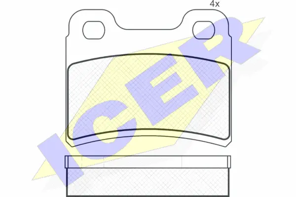 Brake Pad Set, disc brake (180938)