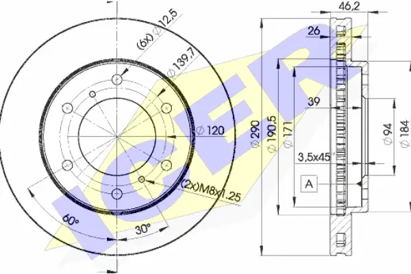 Brake Disc (78BD7116-2)
