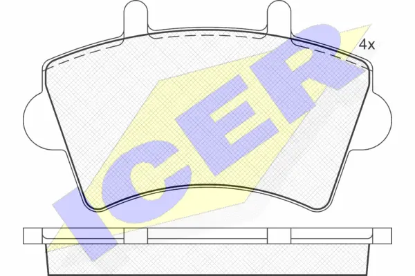 Brake Pad Set, disc brake (141442)