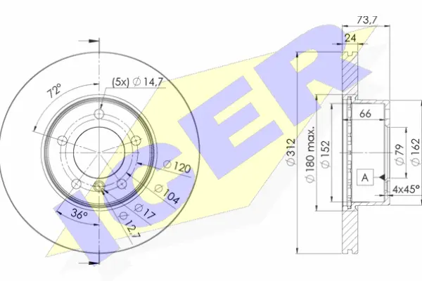 Brake Disc (78BD1972-2)