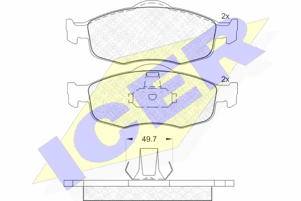 Brake Pad Set, disc brake (180916)