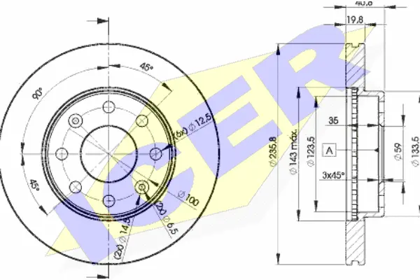Brake Disc (78BD4633-2)
