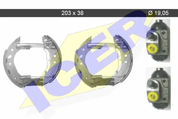 Brake Shoe Set (79KT0032 C)
