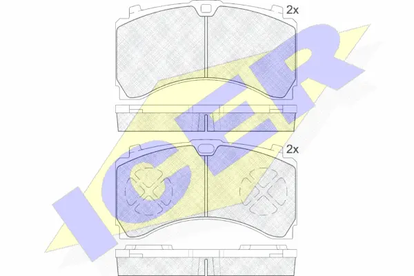 Brake Pad Set, disc brake (152123)