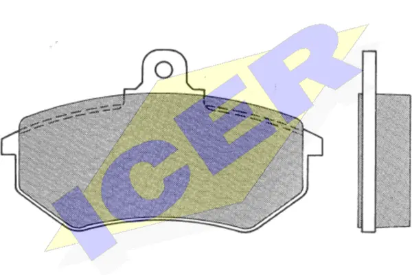 Brake Pad Set, disc brake (180743)