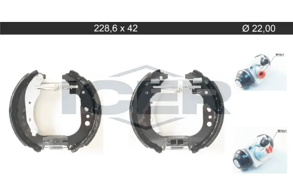 Brake Shoe Set (79KT0136 C)