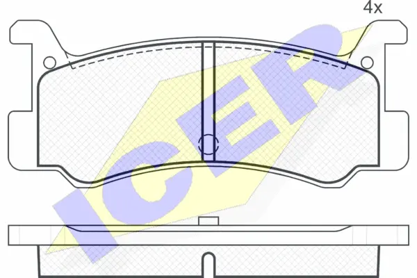 Brake Pad Set, disc brake (180621)