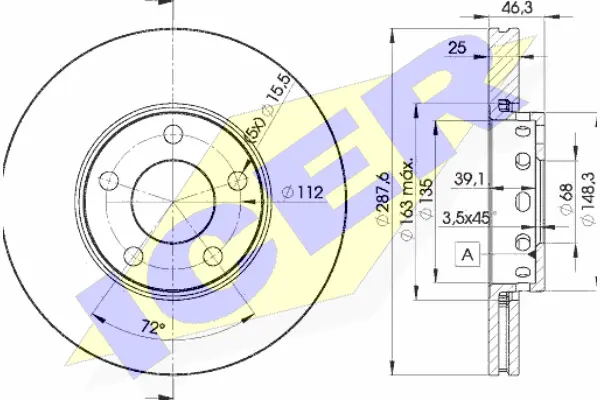 Brake Disc (78BD4063-2)