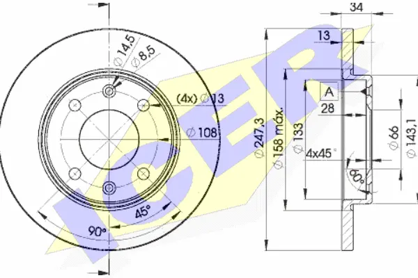 Brake Disc (78BD4298-2)