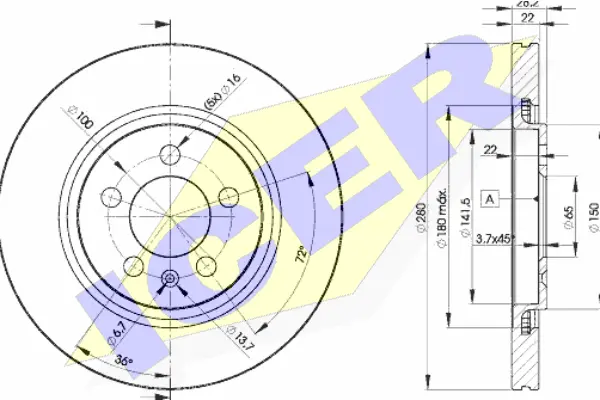 Brake Disc (78BD5031-2)