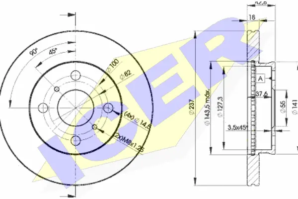 Brake Disc (78BD1607-2)