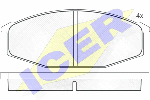 Brake Pad Set, disc brake (140315)