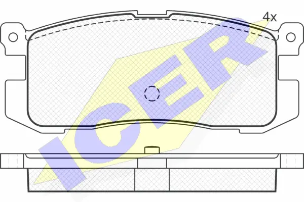 Brake Pad Set, disc brake (181160)