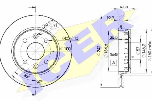 Brake Disc (78BD3253-2)
