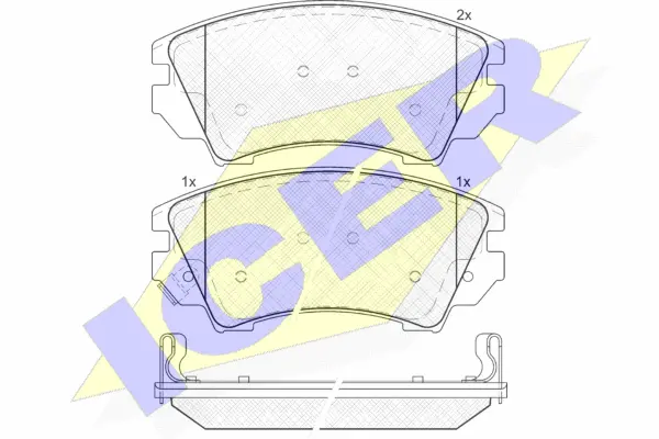 Brake Pad Set, disc brake (181913)
