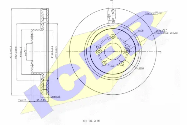 Brake Disc (78BD6573-2)
