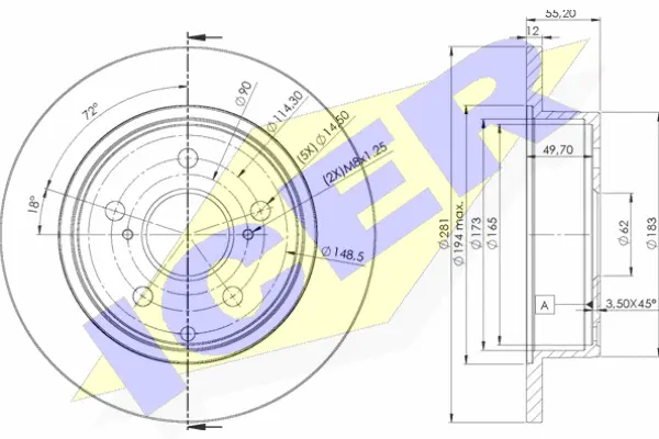 Brake Disc (78BD2882-2)