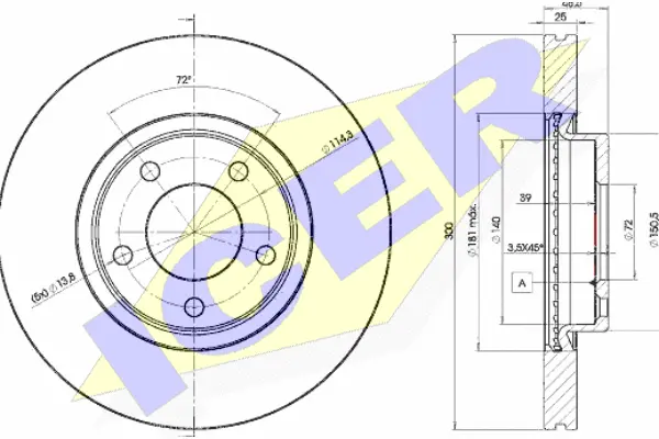 Brake Disc (78BD3273-2)