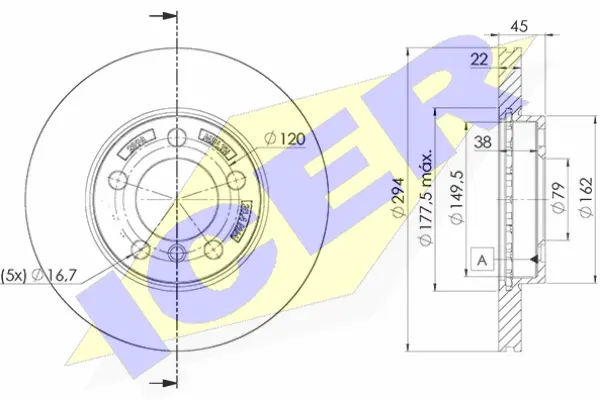Brake Disc (78BD2898-2)
