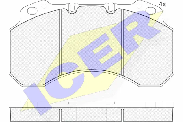 Brake Pad Set, disc brake (151245)
