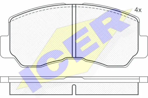 Brake Pad Set, disc brake (140623)