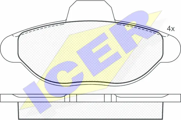 Brake Pad Set, disc brake (180923)