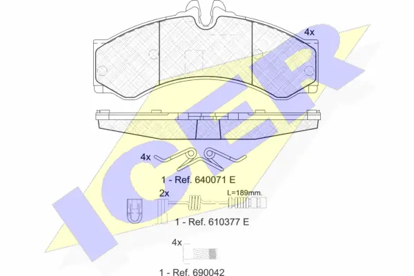 Brake Pad Set, disc brake (141126-203)