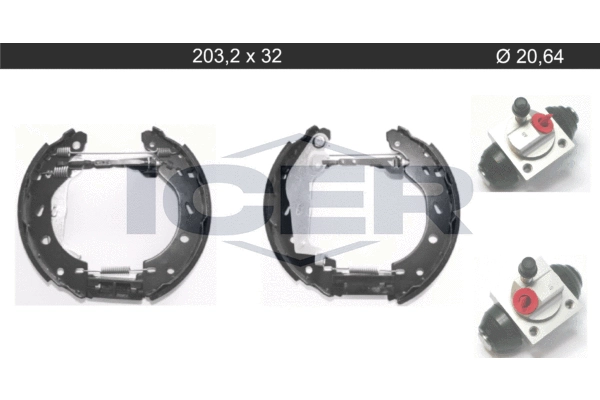 Brake Shoe Set (79KT0113 C)