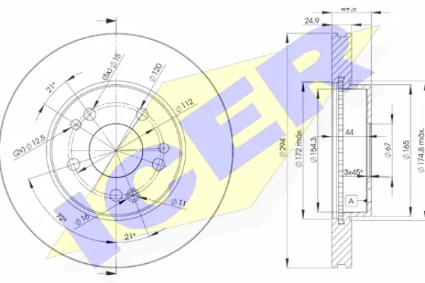 Brake Disc (78BD2412-2)