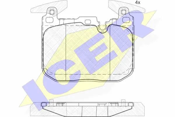 Brake Pad Set, disc brake (182093)