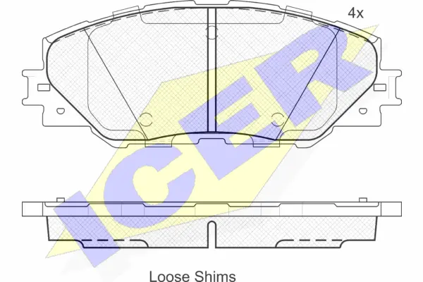 Brake Pad Set, disc brake (181762)
