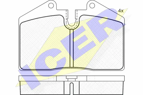 Brake Pad Set, disc brake (181036)