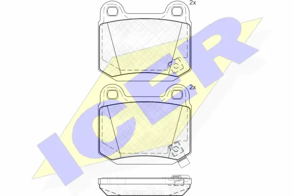Brake Pad Set, disc brake (181634)