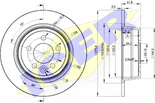 Brake Disc (78BD0847-2)