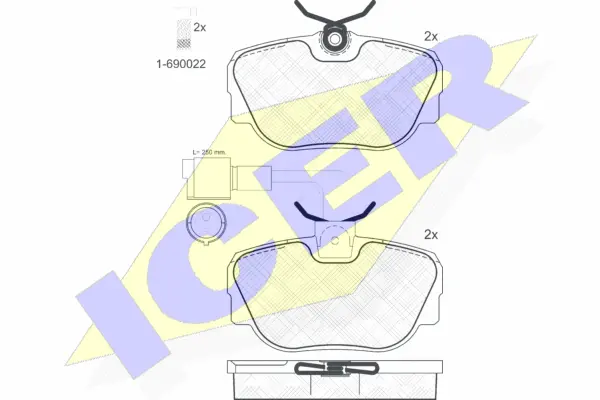 Brake Pad Set, disc brake (180766-006)