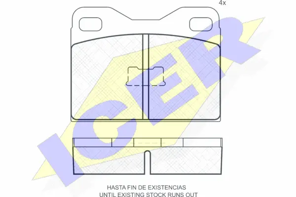 Brake Pad Set, disc brake (180225)