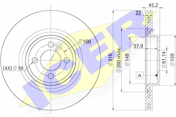 Brake Disc (78BD9065-2)