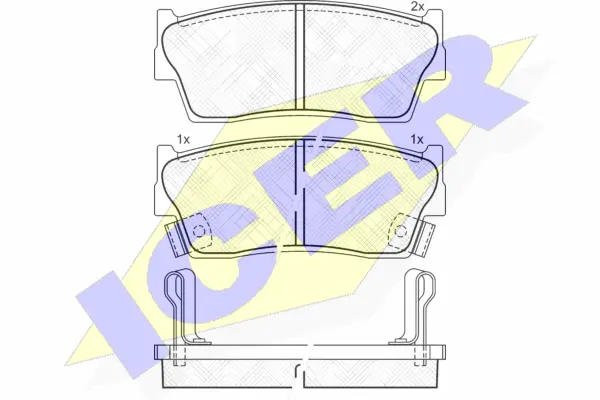 Brake Pad Set, disc brake (141002)