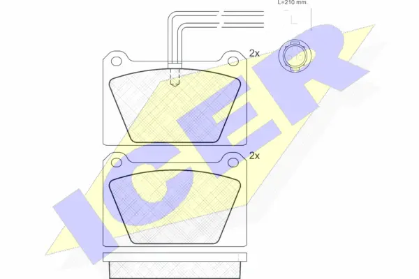 Brake Pad Set, disc brake (180356)