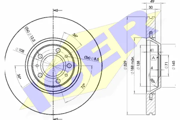 Brake Disc (78BD4608-2)