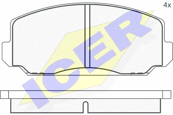Brake Pad Set, disc brake (180229)