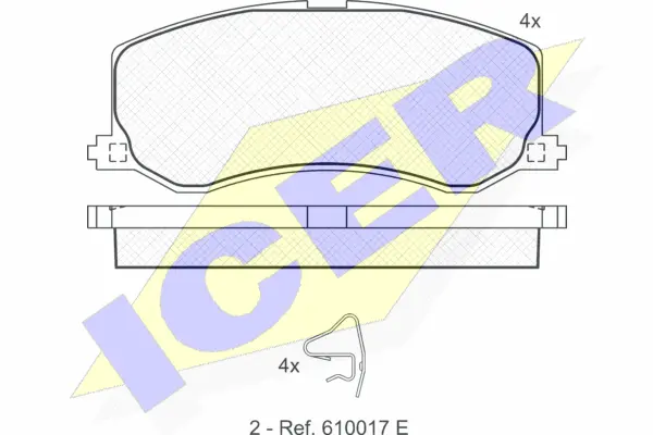 Brake Pad Set, disc brake (181001)