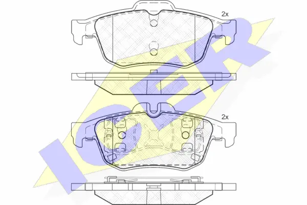 Brake Pad Set, disc brake (182025)