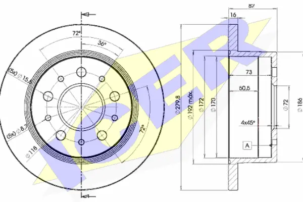 Brake Disc (78BD3806-1)