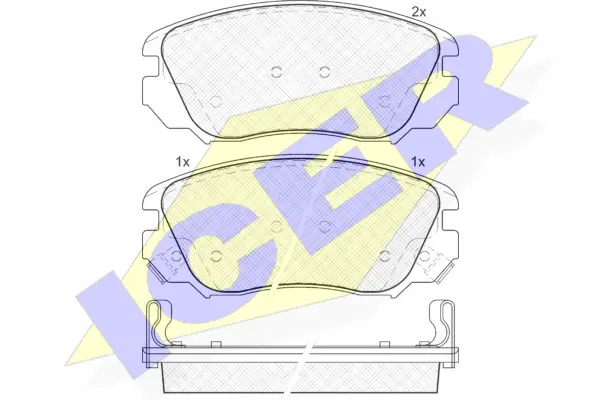 Brake Pad Set, disc brake (181914)