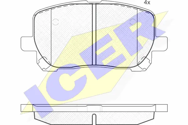 Brake Pad Set, disc brake (181820)
