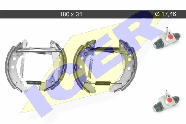 Brake Shoe Set (79KT0002 C)